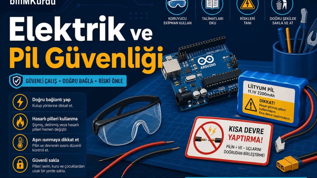 Elektrik ve Pil Güvenliği Dikkat Edilecekler